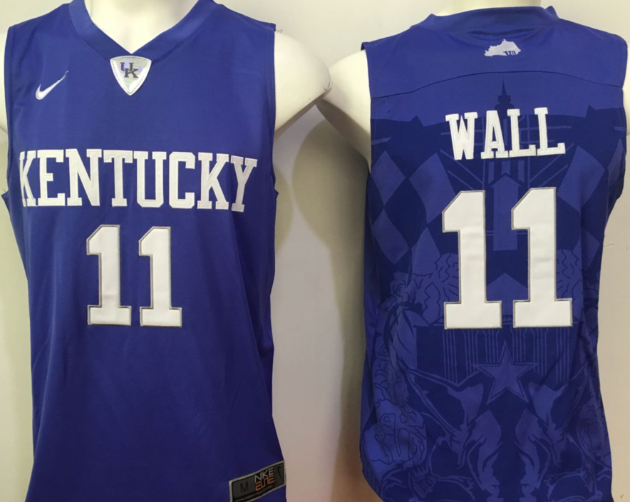 NCAA Men Kentucky Wildcats Purple #11 wall->->NCAA Jersey